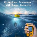 Portable Fish Depth Finder with Sonar Sensor