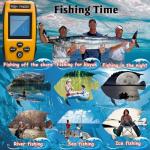 Portable Fish Depth Finder with Sonar Sensor