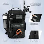KastKing BlowBak Tactical Sling Tackle Bag-Lightweight Fishing Backpack Storge Fishing Gear and Equipment,Gift for Men