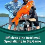 SOPOGER Bowfishing Reel Combos Kit - Bow Fishing Reel for Adult Spincast Reel & Reel Mount Seat Smooth Powerful Fishing Gear for Recurve Compound Bowfishing and Slingshot Fishing (Black)