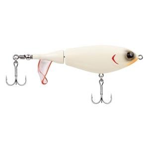 Berkley Choppo Topwater Fishing Lure, Bone, Size 120, Cupped Propeller Tail for Balance of Sound and Spray, Equipped with Sharp Fusion19TM Hook
