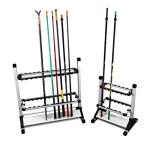 EASY BIG Fishing Rod Rack - Aluminum Alloy Rod Holder, Holds Up to 24 Rods, Fishing Pole Storage Organizer for Garage or Home