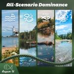 GumMAX 8X Stealth Braided Fishing Line 545 Yards / 80 LB Abrasion Resistant Superline Zero Stretch & Smaller Diameter Confuse & Catch Big Fish Better in Saltwater & Freshwater (Blackish Green)