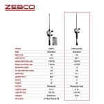 Zebco 33 Platinum Spincast Reel and Fishing Rod Combo, 6-Foot 2-Piece IM6 Graphite Rod with Comfortable EVA Handle, Instant Anti-Reverse Reel with All-Metal Body and Gears, Silver