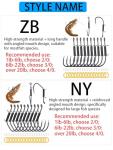 Live Shrimp Fishing Hooks - Premium Carbon Steel