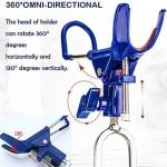 2 Pack-Dzmaker Upgraded Rod Pole Holders for Bank Fishing，Fishing Rod Holder Ground，360 Degree Adjustable，Folding Catfishing Equipment