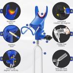 2 Pack-Dzmaker Upgraded Rod Pole Holders for Bank Fishing，Fishing Rod Holder Ground，360 Degree Adjustable，Folding Catfishing Equipment