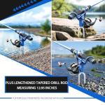 2 Pack-Dzmaker Upgraded Rod Pole Holders for Bank Fishing，Fishing Rod Holder Ground，360 Degree Adjustable，Folding Catfishing Equipment