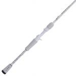 Abu Garcia 6’10” Veritas Casting Fishing Rod, 1-Piece Rod, 12-20lb Line Rating, Medium Heavy Rod Power, Fast Action, 1/4-1 oz. Lure Rating, White