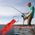 Tasdurian 21 Piece Pro Snap Weight Kit Trolling System Include 14 Tungsten Weights 7 Red Clips Bullet Shape for Walleye Fishing Saltwater Freshwater Fishing