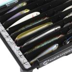 Evolution Fishing BallistiX Twitch Tackle Tray - Waterproof, Jerkbait & Topwater Tackle Storage Box, Anti-Corrosion, One Hand Latch, Clear Lid, Lure Box