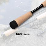 Fiblink 4-Piece Portable Graphite Casting Rod - 7' Medium Heavy