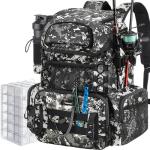 Piscifun Waterproof Fishing Backpack with Rod Holders