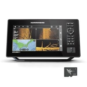 Humminbird XPLORE 9 GPS Fish Finder with Transducer, MEGA Side Imaging+ & HD Touchscreen Display