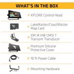 Humminbird XPLORE 9 GPS Fish Finder with Transducer, MEGA Side Imaging+ & HD Touchscreen Display