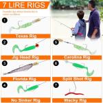 Lupow 105-Piece Fishing Lures Tackle Kit