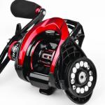 YACUYU Fishing Reels Baitcaster Reel - 7.3:1 Gear Ratio Magnetic Braking System Carbon Fiber Drag Low Profile 6+1 Ball Bearings Fish Casting Baitcasting Fishing Reel