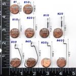 Dr.Fish 150 Pieces/Box Bass Hook Assortment, EWG, Round Bend, Drop Shot, Heavy Cover, Freshwater Fishing Worm Hooks Kit with Tackle Box, Texas Rig, Wacky, Punching Flipping