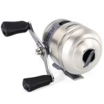 Sougayilang Spincast Fishing Reel, Size 30 Reel, Right or Left-Hand Retrieve, 3.9:1 Gear Ratio, Pre-spooled with Mono Fishing Line-Silver