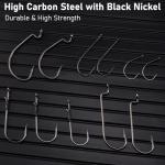 Dr.Fish 150 Pieces/Box Bass Hook Assortment, EWG, Round Bend, Drop Shot, Heavy Cover, Freshwater Fishing Worm Hooks Kit with Tackle Box, Texas Rig, Wacky, Punching Flipping