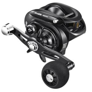 Piscifun Alijoz 400 Baitcaster Fishing Reel, 35Lbs Max Drag Aluminum Alloy Frame Baitcasting Reel, 8.1:1 Gear Ratio Freshwater and Saltwater Low Profile Casting Reel for Musky, Black Right Handle
