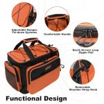 MYDAYS OUTDOOR Fishing Tackle Bags,Fishing Bags for Saltwater or Freshwater Fishing,Tackle Box Bag with Padded Shoulder Strap(Not Included Tackle Box Trays)