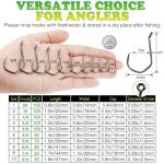 LUCKYFISHING Circle Hooks Catfish Hooks Circle Hooks for Saltwater Freshwater Offset Octopus Hooks 1/0-100PCS