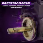 Sougayilang Level Wind Trolling Reel - Line Ecounter Baitcasting Fishing Reel,3.8:1 Gear Ratio, Corrosion-Resistant - for Saltwater/Freshwater Bass Catfish-Right