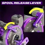 Sougayilang Level Wind Trolling Reel - Line Ecounter Baitcasting Fishing Reel,3.8:1 Gear Ratio, Corrosion-Resistant - for Saltwater/Freshwater Bass Catfish-Right