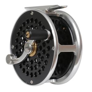 Vintage Classic Fly Fishing Reel,Right/Left Handle Position, Fly Reel (Black, 3/4 wt)