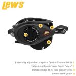 Lew's Fishing SS1SHLA Speed Spool LFS Baitcasting Reel, 7.5: 1 Gear Ratio, 9Ss+1Rb Bearings, Left Hand, One Size, Black