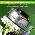 Sougayilang Spincast Fishing Reel, Size 30 Reel, Right or Left-Hand Retrieve, 3.9:1 Gear Ratio, Pre-spooled with Fishing Line