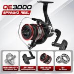 Kalynsung 6.89ft Fishing Rod and Reel Combo, 2PCS Telescopic Carbon Fiber Fishing Rod, Spinning Reels *2, Fishing Line *2, Fishing Hooks Bait Set, Portable Fishing Pole Set with Carrier Bag