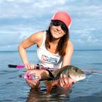 Ladies Telescopic Fishing Rod and Reel Combos,Spinning Fishing Pole Pink Designed for Ladies Fishing Girls Fishing Pole by PLUSINNO