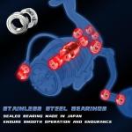 Accuretta Saltwater Spinning Reel,13+1BB Ultra Smooth Saltwater Fishing Reels,Powerful Carbon Drag,CNC Aluminum Spool & Handle