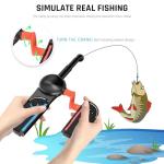 GLDRAM Fishing Rod for Nintendo Switch 2 (2025) & Switch NS/OLED - Realistic Fishing Game Handle Grip Accessory, Compatible with Bass Pro Shops & Fishing Simulators