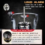 Accuretta Saltwater Spinning Reel,13+1BB Ultra Smooth Saltwater Fishing Reels,Powerful Carbon Drag,CNC Aluminum Spool & Handle