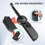 GLDRAM Fishing Rod for Nintendo Switch 2 (2025) & Switch NS/OLED - Realistic Fishing Game Handle Grip Accessory, Compatible with Bass Pro Shops & Fishing Simulators