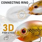 Deep Diving Multi-Jointed Crankbait for Freshwater & Saltwater