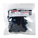 Yum Lures Christie Craw Bulk Pack Black/Blue Flake 3 1/2 inch (YCW3BK21-30)