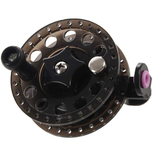Fly Fishing Reel, Saltwater Fly Reel Fly Fishing Reels,Fly Fishing Tackle Round Tackle Wheel Ice Fishing Reels Plastic