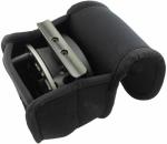 Aventik Neoprene Fly Fishing Reel Case Pouch Cover Fitting 5/6 7/8wt Fly Reel Storage (Black, 1-PACK 5/6)