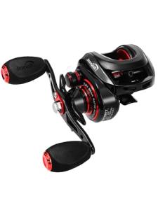 Jenseits Baitcaster Fishing Reel - 7.3:1 High-Speed, 7+1 Bearings Baitcasting Reel, 17.6LB Carbon Fiber Drag, 7.4OZ Lightweight with 8 Magnet Braking System (Right-Hand)