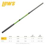 Lew's Crappie Thunder Telescopic Rod, 10-Foot 3-Piece Fishing Rod, Light Power, Fast Action, Premium Fiberglass Blank, EVA Foam Handle, Crappie Thunder Green