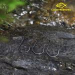 LUCKYFISHING Octopus Hooks Fishing Hooks for Saltwater Freshwater Offset Catfish Hooks for Bass Trout Redfish Fishing Hook Size 6/0-60PCS