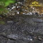 LUCKYFISHING Octopus Hooks Fishing Hooks for Saltwater Freshwater Offset Catfish Hooks for Bass Trout Redfish Fishing Hook Size 6/0-60PCS