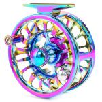 Sougayilang Colorful Fly Fishing Reel, Size 5/6,7/8 CNC-Machined Aluminum Alloy Fly Reel,Powerful Lightweight Fly Reels for Trout Fishing (7/8