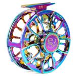 Sougayilang Colorful Fly Fishing Reel, Size 5/6,7/8 CNC-Machined Aluminum Alloy Fly Reel,Powerful Lightweight Fly Reels for Trout Fishing (7/8