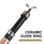 Toyvian Pocket Telescopic Fishing Rod: 25. 5 Inch Carbon Mini Fishing Rod - Ultralight Design - 64 Cm Portable Travel Fish Pole for Man Winter, Summer, Saltwater, Freshwater