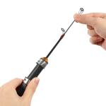 Toyvian Pocket Telescopic Fishing Rod: 25. 5 Inch Carbon Mini Fishing Rod - Ultralight Design - 64 Cm Portable Travel Fish Pole for Man Winter, Summer, Saltwater, Freshwater